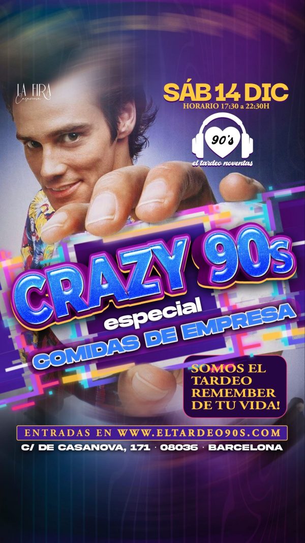 el-tardeo-90s-14-diciembre-2024-la-fira-casanova-especial-comidas-de-empresa