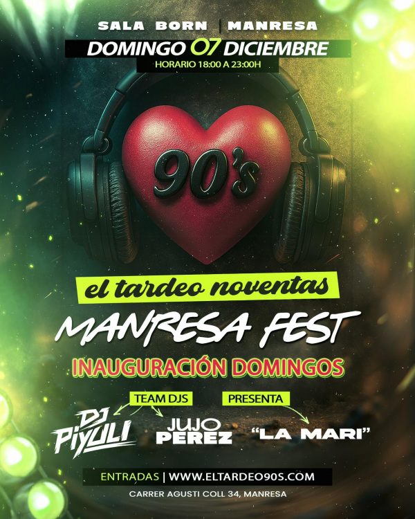 el-tardeo-90s-7-Diciembre-2025-ManresaFest-Manresa