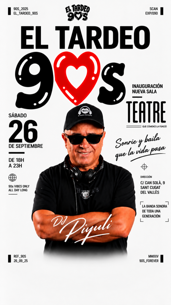 El tardeo 90s Sant Cugat del Valles