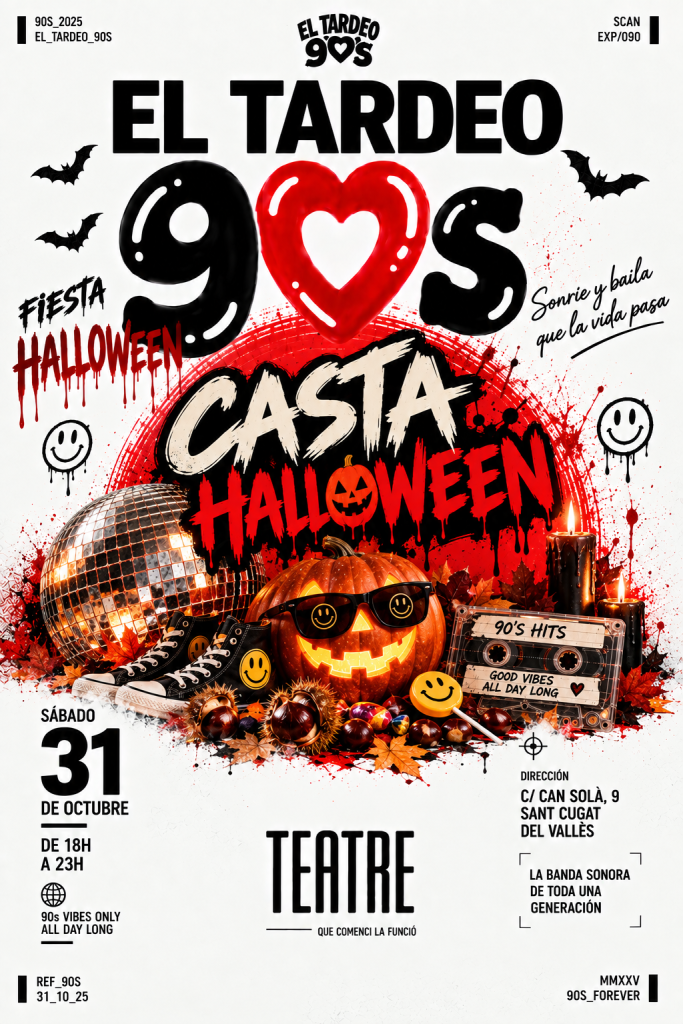 El tardeo 90s Casta-Halloween 2026